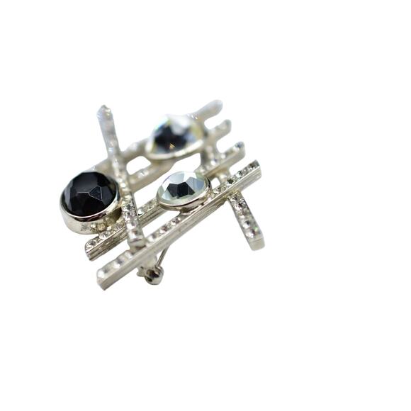 Jean Louis Scherrer Cabochon Pin Brooch JLS Modern Contemporary Designer Bin4 - Picture 8 of 12